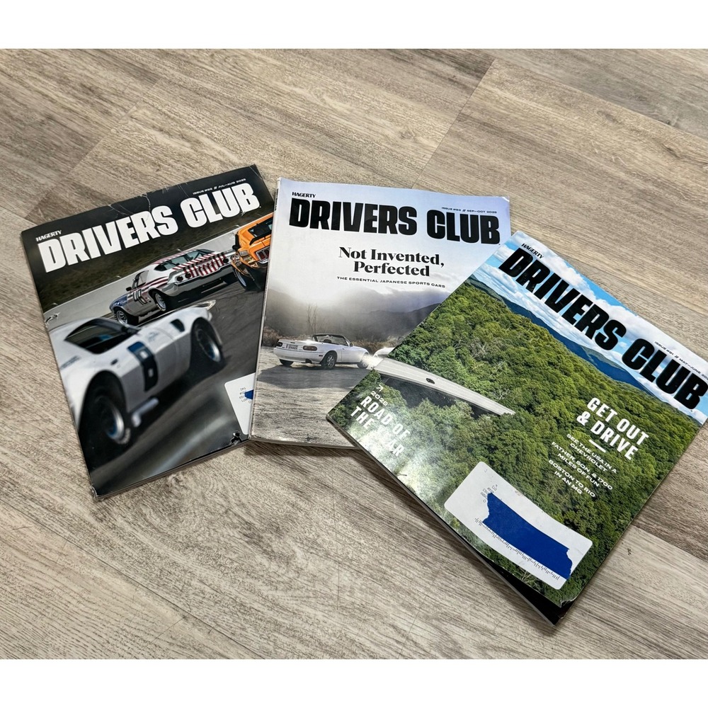 INERTIA DRIVERS CLUB Car Magazine Lot 3 Issues Auto Enthusiast